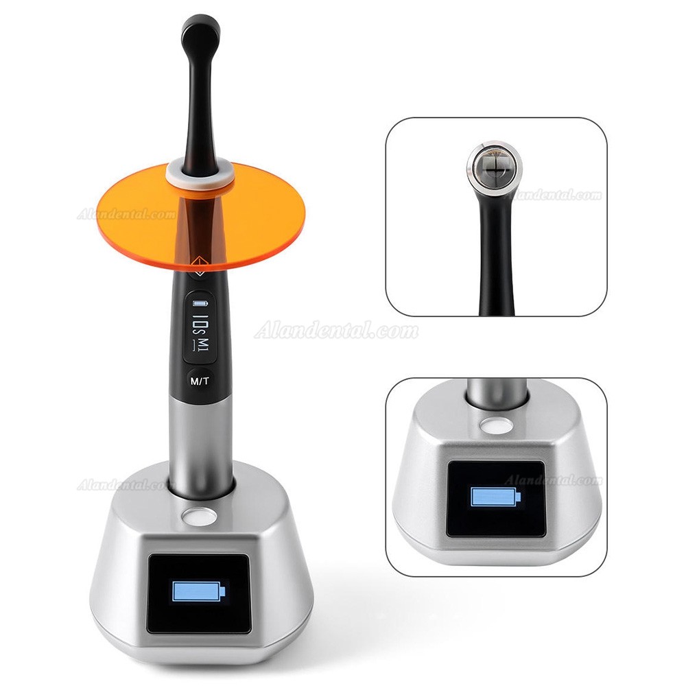 3H X-lite Q6 Dental Led Wireless Curing Light 1 Sec Curing Built-in Light Curing Meter